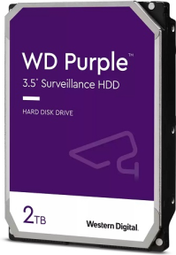 WD Purple WD23PURZ 2TB 3.5″ 5400RPM 64MB SATA 6GB/s 7x24 Güvenlik Diski