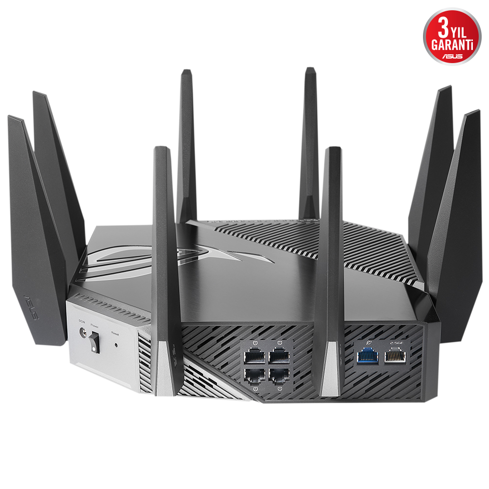 ASUS ROG Rapture GT-AX11000 Pro Tri Band WİFi 6 AiProtection Pro Gaming (Oyuncu) Router