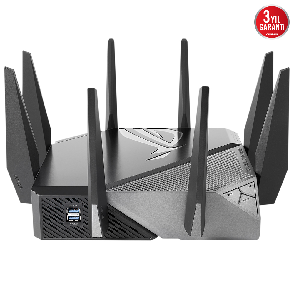 ASUS ROG Rapture GT-AX11000 Pro Tri Band WİFi 6 AiProtection Pro Gaming (Oyuncu) Router