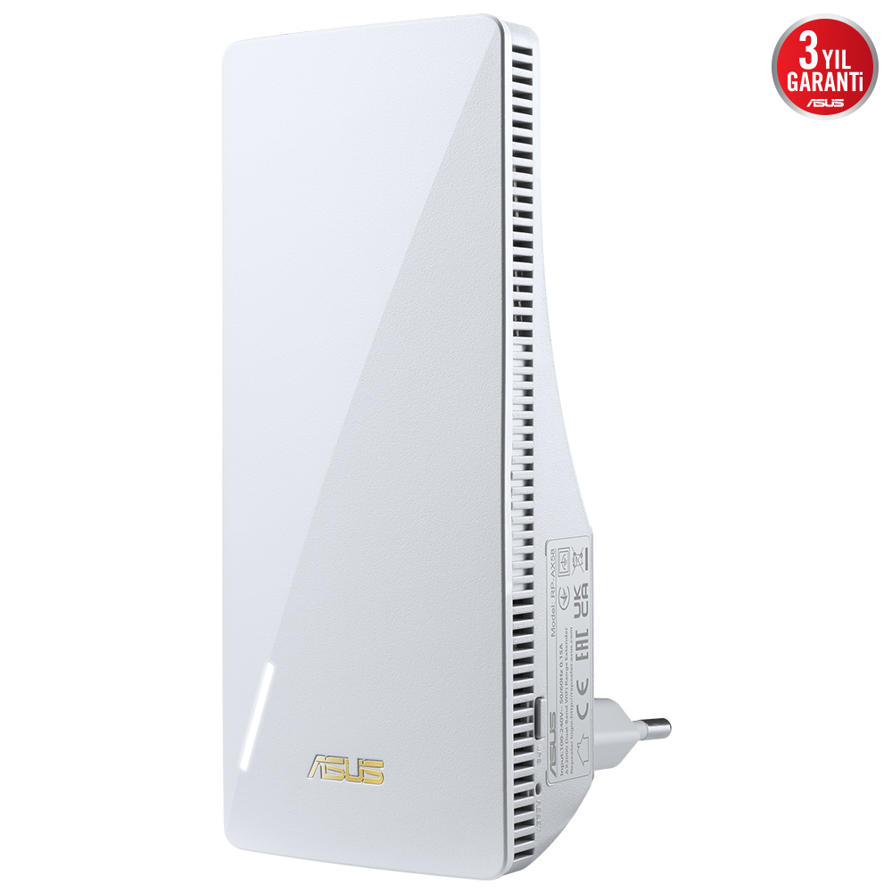 ASUS RP-AX58 Dual Band WiFi 6 Ai Mesh Roaming Özellikli Menzil Arttırıcı