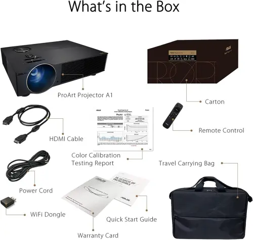 ASUS ProArt A1 3000 Lümen 1920x1080 Full HD DLP Projeksiyon Cihazı