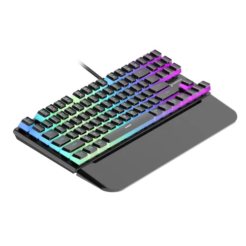 GamePower Suki TKL Mekanik Black Outemu Switch Puding Keycaps İngilizce Q USB Gaming Klavye