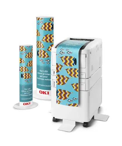 Oki C824DN Euro 47228002 A3/A4 Tek Fonksiyonlu Renkli Lazer Yazıcı