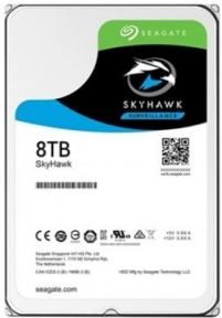 Seagate Skyhawk RV ST8000VX010 3.5″ 8TB 256MB 5400RPM Sata3 7/24 Güvenlik Diski