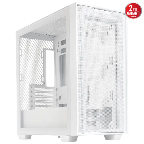 ASUS A21 Temperli Cam USB 3.0 mATX Mesh Beyaz Mid Tower Kasa (90DC00H3-B09010)