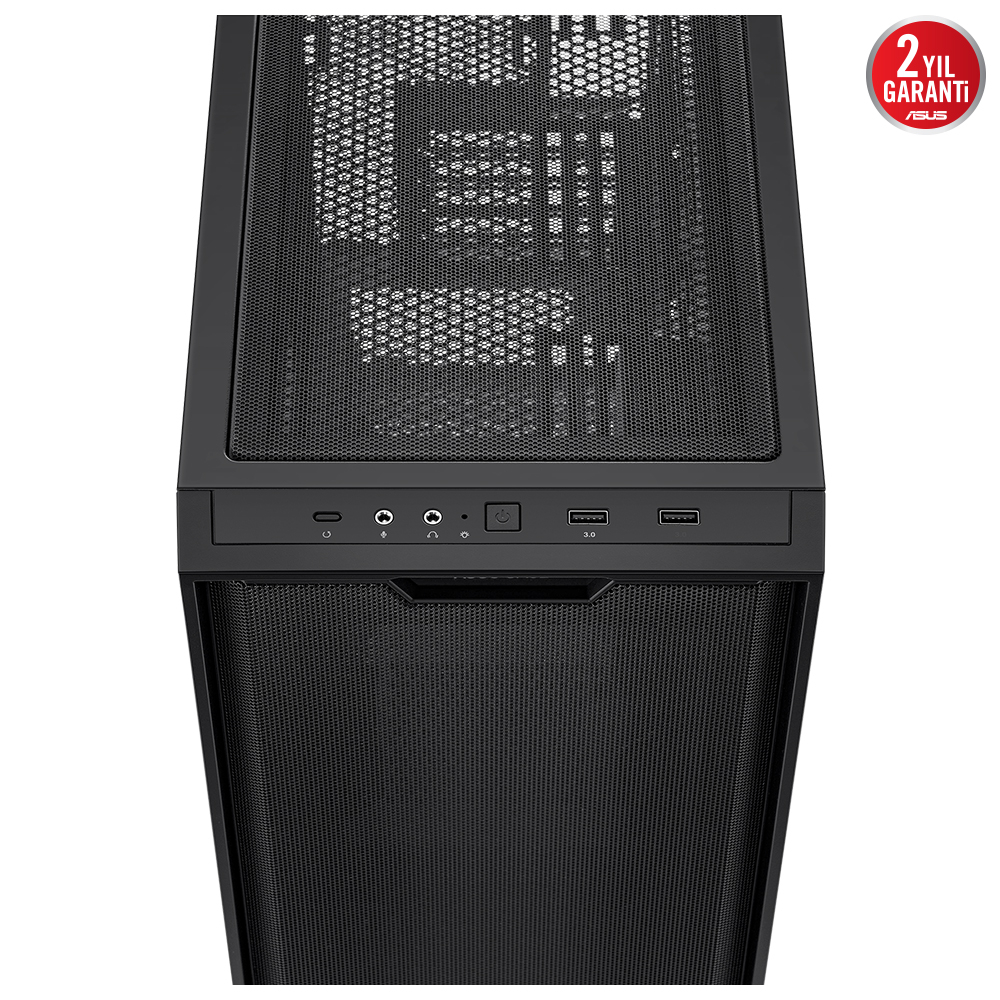 ASUS A21 Temperli Cam USB 3.0 mATX Mesh Siyah Mid Tower Kasa (90DC00H0-B09010)
