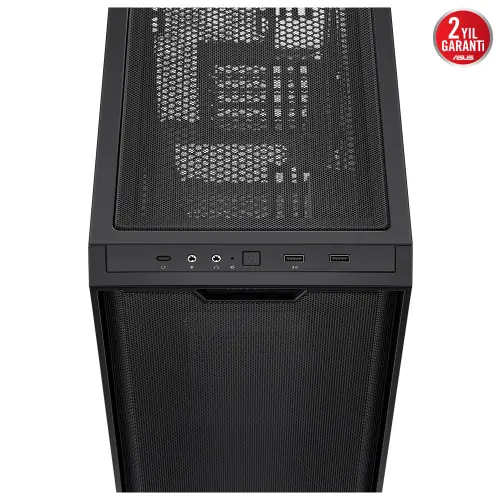 Asus A21 Temperli Cam USB 3.0 mATX Mesh Siyah Mid Tower Kasa