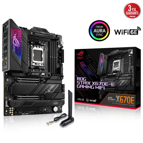 AMD Ryzen 9 7900X İşlemci +ASUS ROG STRIX X670E-E GAMING Bundle