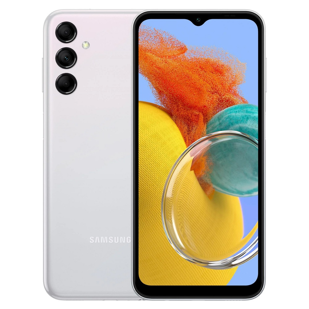 Samsung Galaxy M14 5G 128GB 4GB RAM Gümüş Cep Telefonu - Samsung Türkiye Garantili