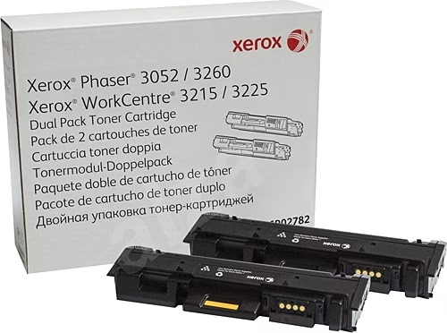 Xerox 106R02782 Phaser 3052/3260/WC 3215/3225 Siyah 2`li Toner