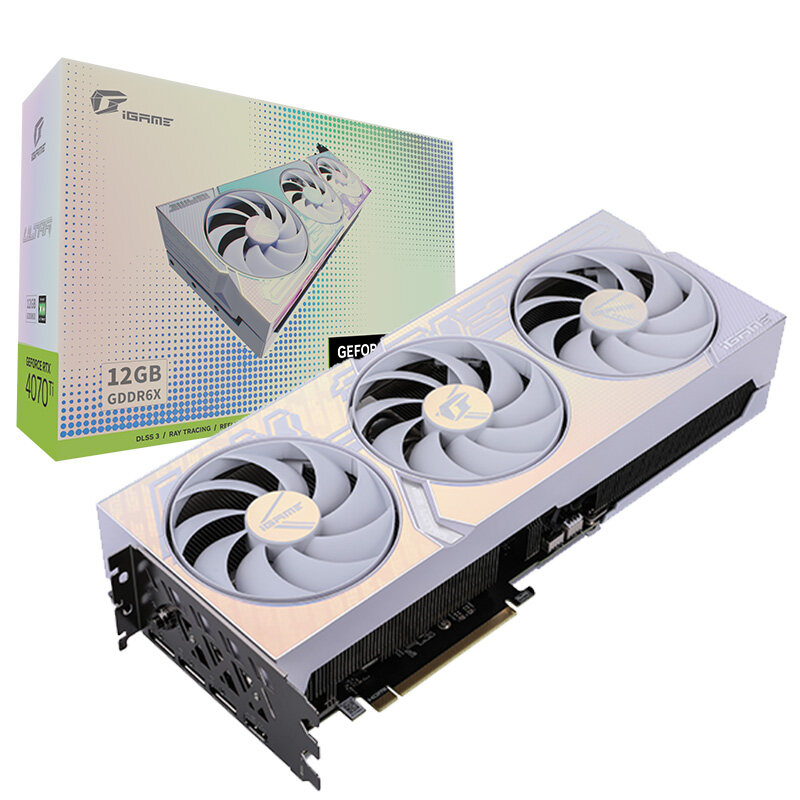COLORFUL iGame RTX 4070 Ti Ultra 12GB GDDR6X 192Bit W OC-V DX12 Gaming (Oyuncu) Ekran Kartı