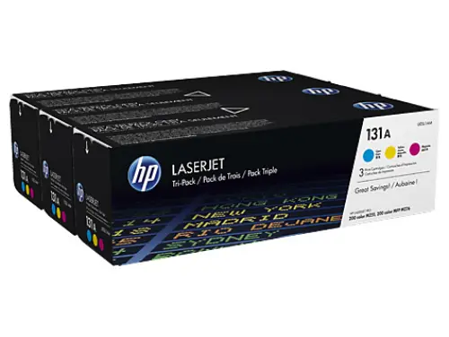 Hp U0SL1AM (131A) Mavi/Kırmızı/Sarı 3lü Paket Toner