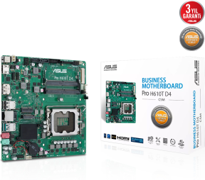 ASUS Pro H610T D4-CSM Soket 1700 DDR4 3200(OC)Mhz Mını-ITX Anakart