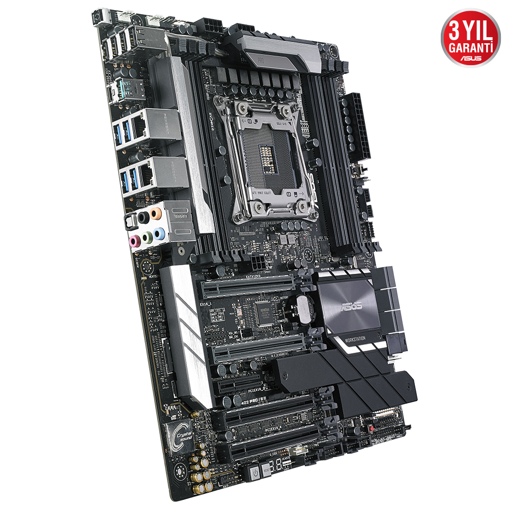 Asus WS C422 PRO/SE Soket 2066 DDR4 2933(CO)Mhz ATX Gaming (Oyuncu) Anakart