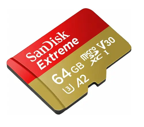 Sandisk Extreme SDSQXAH-064G-GN6MN 64GB 170MB/S Aksiyon Kamera-Drone Hafıza Kartı 
