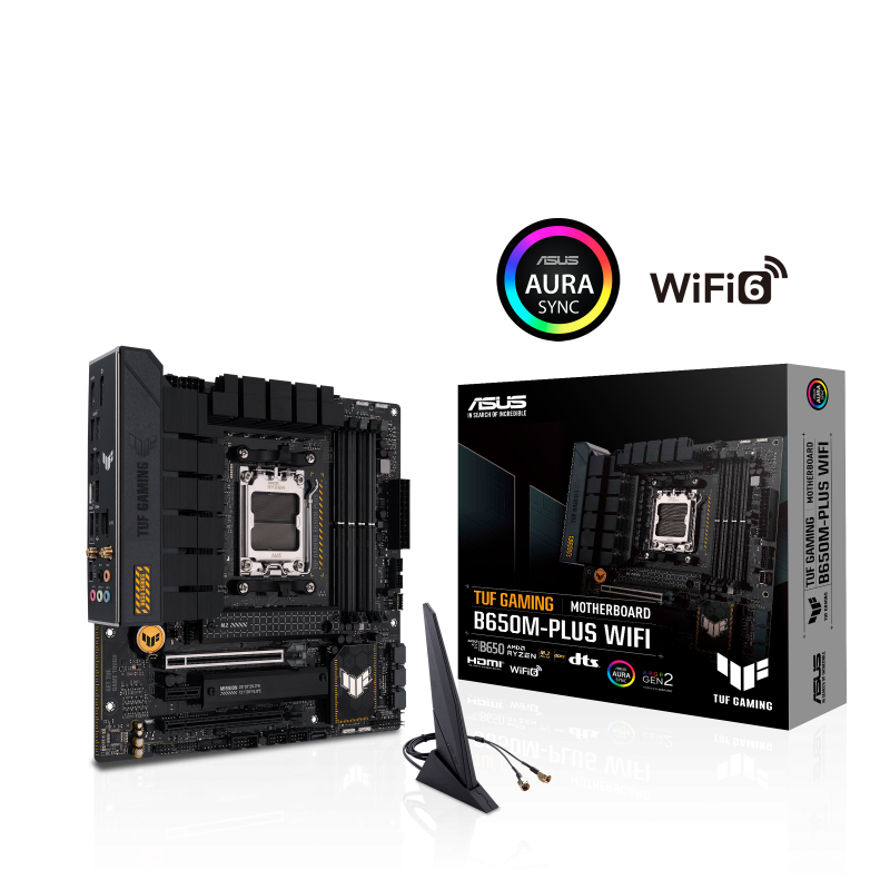 AMD Ryzen 9 7900X İşlemci +Asus TUF Gaming B650M-Plus WIFI Anakart Bundle