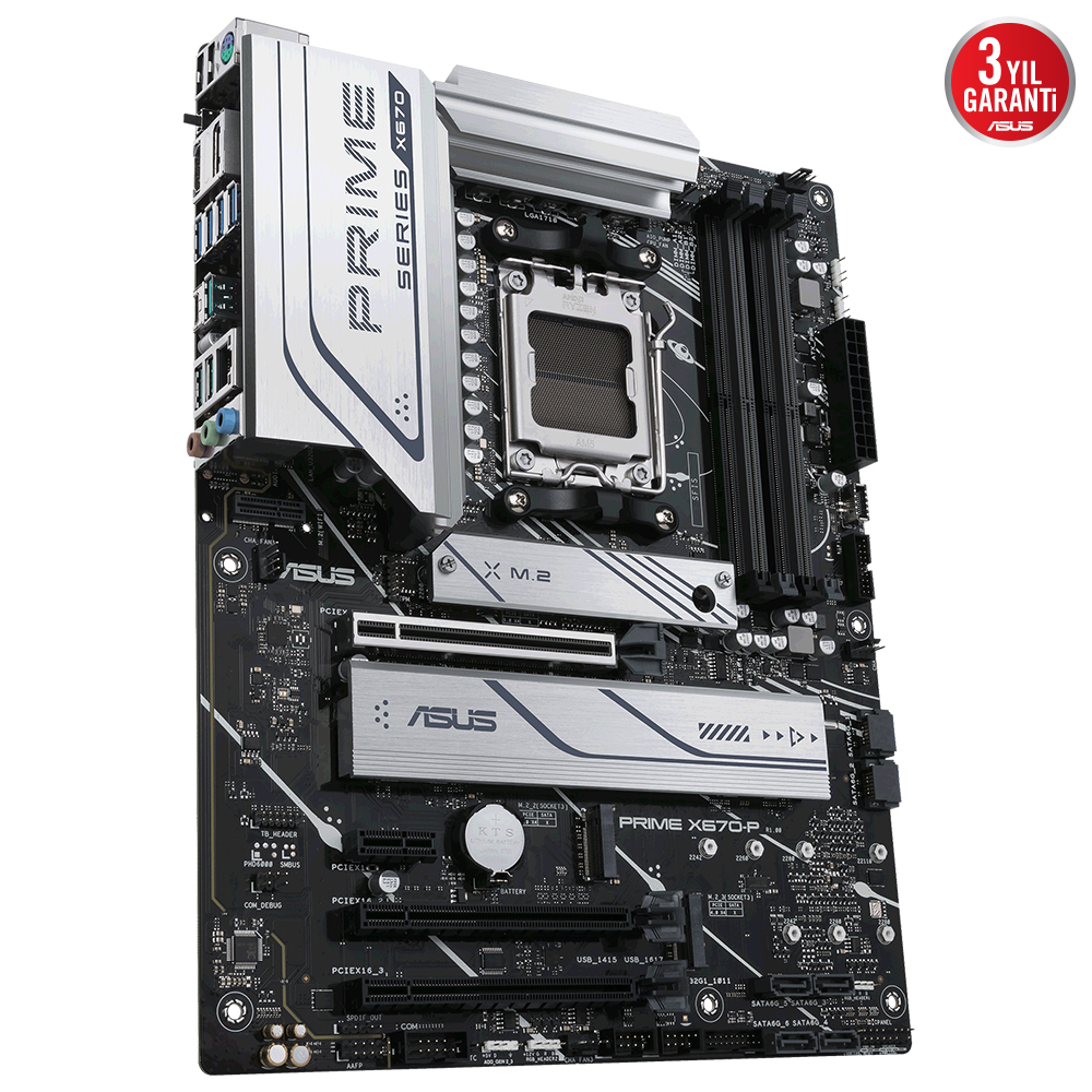 ASUS Prime X670-P-CSM AMD Ryzen Soket AM5 6400(OC)Mhz ATX Anakart