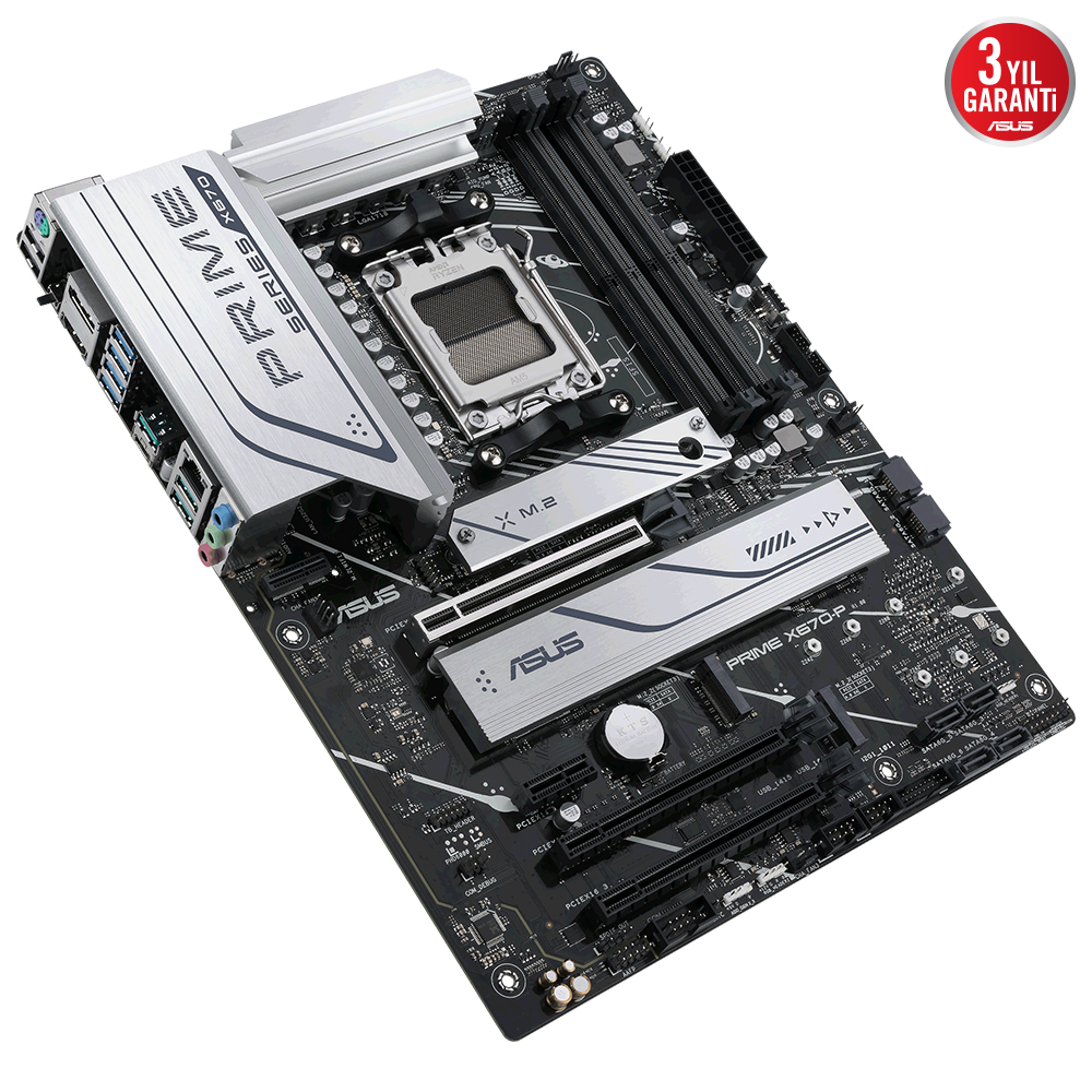 ASUS Prime X670-P-CSM AMD Ryzen Soket AM5 6400(OC)Mhz ATX Anakart