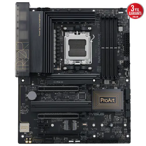 Asus ProArt B650 CREATOR AMD Soket AM5 DDR5 6400(OC)Mhz ATX Anakart