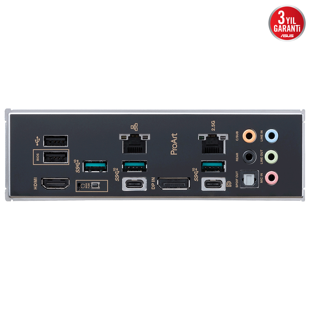 ASUS ProArt B650 CREATOR AMD Soket AM5 DDR5 6400(OC)Mhz ATX Anakart