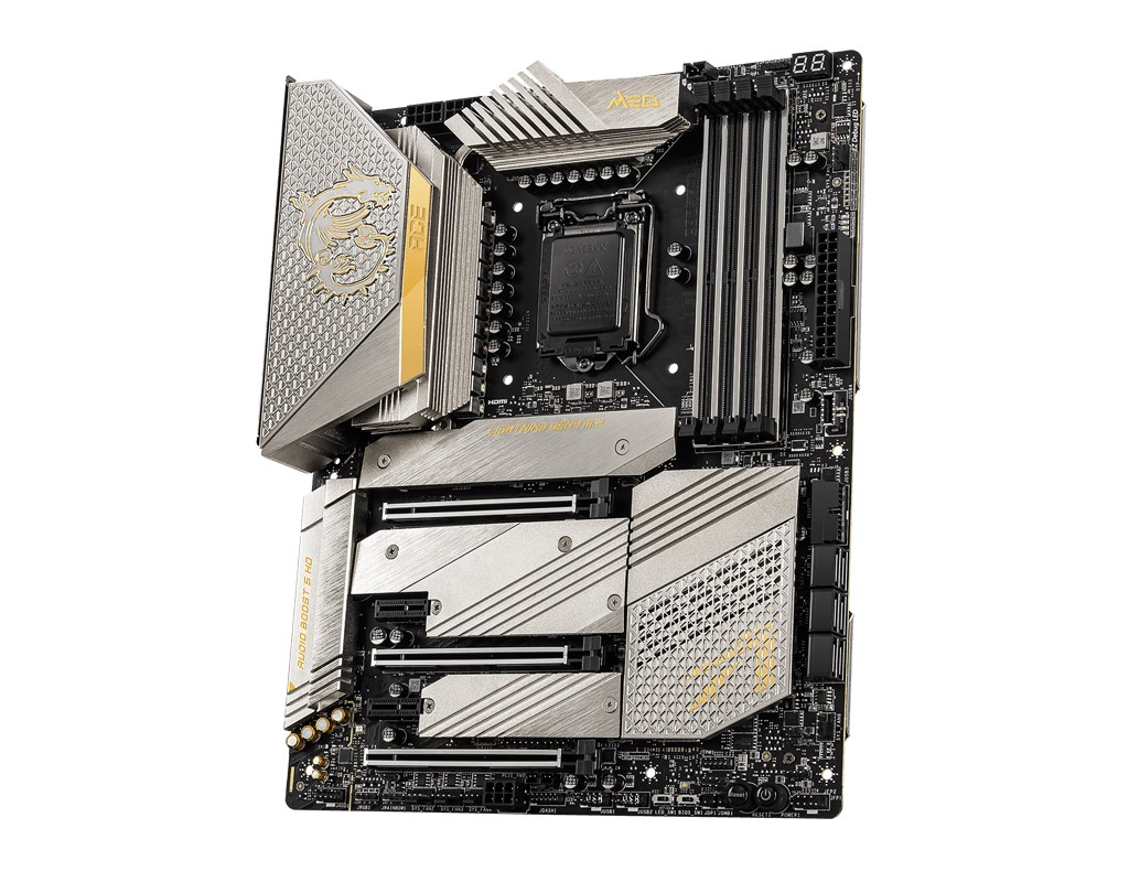 Msı MEG Z590 Ace Gold Edition Wifi Soket 1200 DDR4 5600(OC)Mhz ATX Anakart
