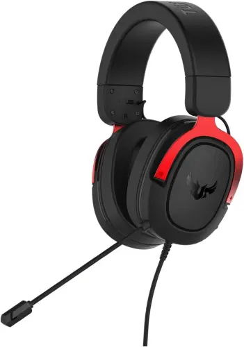 ASUS TUF Gaming H3 Red 7.1 Surround 3.5mm Kablolu Gaming (Oyuncu) Kulaklık