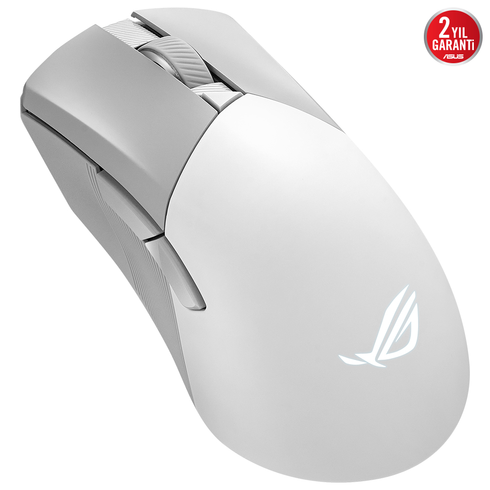 ASUS ROG Gladius III 36.000 DPI 6 Tuş Optik RGB Kablosuz Beyaz Gaming (Oyuncu) Mouse