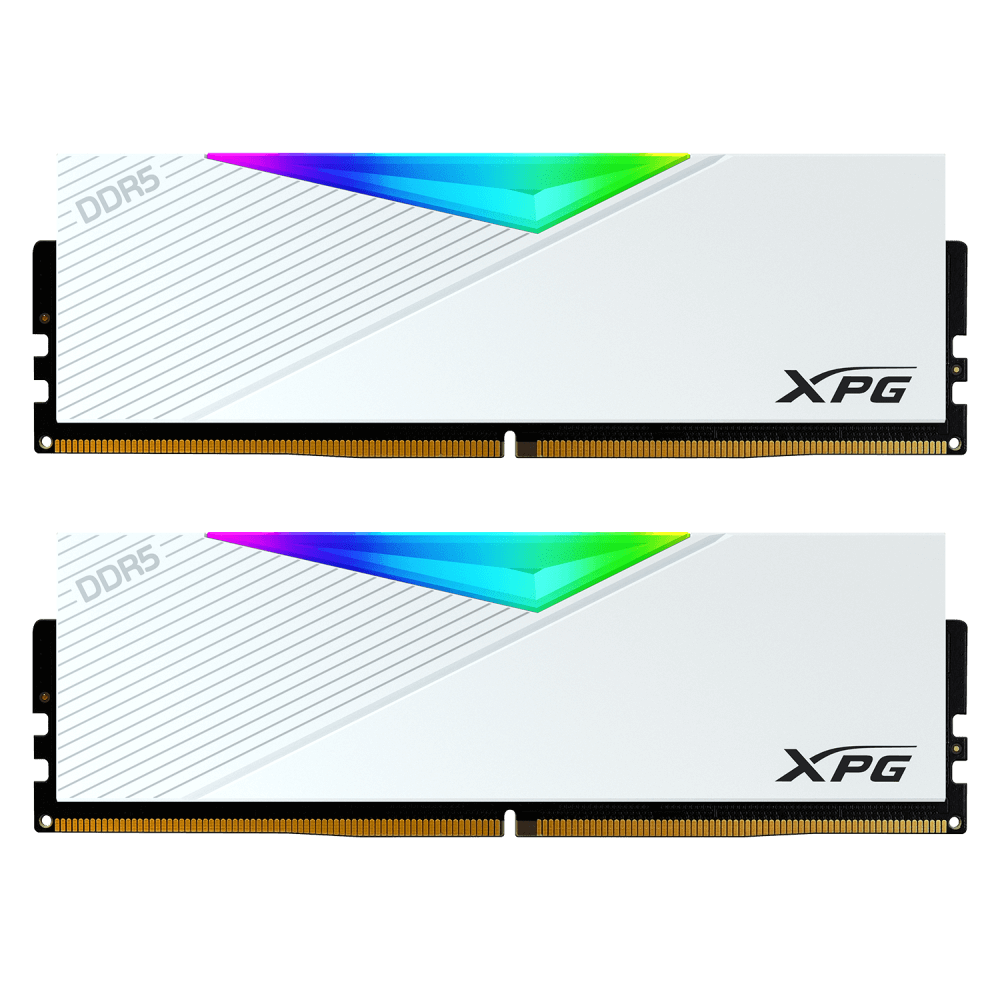 XPG Lancer RGB White AX5U6000C3016G-DCLARWH 32GB (2x16GB) DDR5 6000MHz CL30 Gaming (Oyuncu) Ram