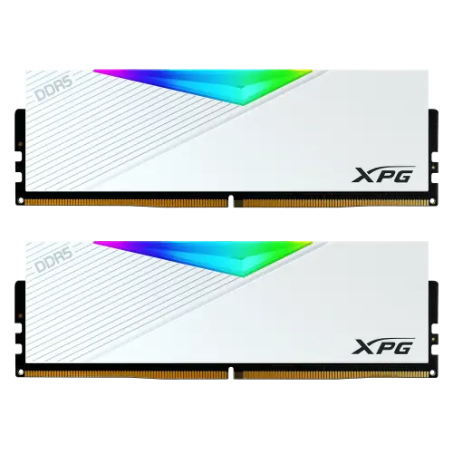 XPG Lancer RGB White AX5U6000C3016G-DCLARWH 32GB (2x16GB) DDR5 6000MHz CL30 Gaming (Oyuncu) Ram
