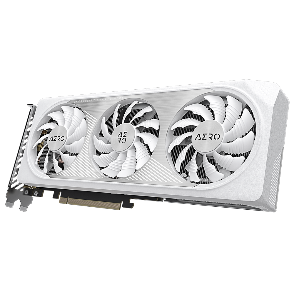 Gigabyte GeForce RTX 4060 AERO OC 8G GV-N4060AERO OC-8GD GDDR6 128Bit DX12 DLSS 3 Gaming (Oyuncu) Ekran Kartı