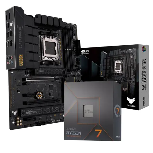 AMD Ryzen 7 7700X İşlemci + Asus TUF Gaming B650M-Plus  Anakart Bundle