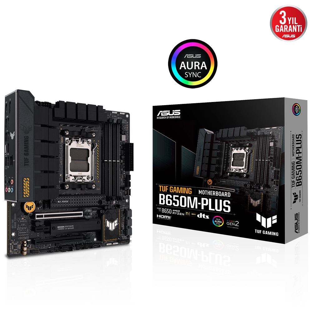 AMD Ryzen 7 7700X İşlemci + Asus TUF Gaming B650M-Plus Anakart Bundle