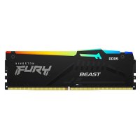 Kingston Fury Beast RGB KF556C40BBA-16 16GB (1x16GB) DDR5 5600MHz CL40 Siyah Gaming Ram (Bellek)