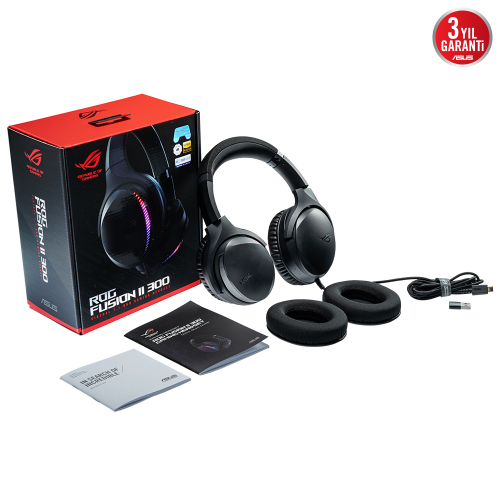 ASUS ROG Fusion II 300 7.1 Surround RGB Mikrofonlu Kablolu Gaming (Oyuncu) Kulaklık