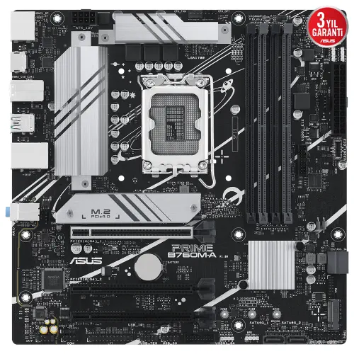 Asus Prime B760M-A-CSM Intel B760 LGA1700 Soket DDR5 7200 Micro ATX Anakart