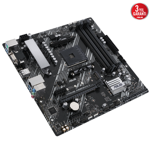 Asus Prime A520M-A II/CSM AMD A520 AM4 Soket DDR4 4866 Mikro ATX Anakart