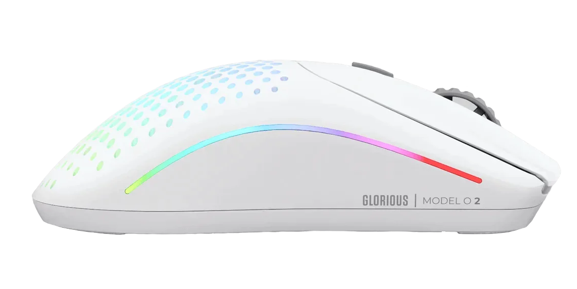 Glorious Model O 2 Wireless GLO-MS-OWV2-MW 26.000 DPI 6 Tuş RGB Beyaz Kablosuz Gaming (Oyuncu) Mouse
