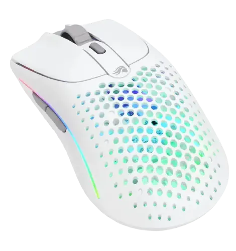 Glorious Model O 2 Wireless GLO-MS-OWV2-MW 26.000 DPI 6 Tuş RGB Beyaz Kablosuz Gaming (Oyuncu) Mouse