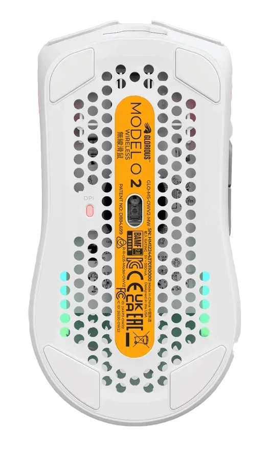 Glorious Model O 2 Wireless GLO-MS-OWV2-MW 26.000 DPI 6 Tuş RGB Beyaz Kablosuz Gaming (Oyuncu) Mouse