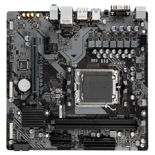 Gigabyte A620M S2H AMD A620 Soket AM5 DDR5 6400(OC)MHz mATX Gaming (Oyuncu) Anakart
