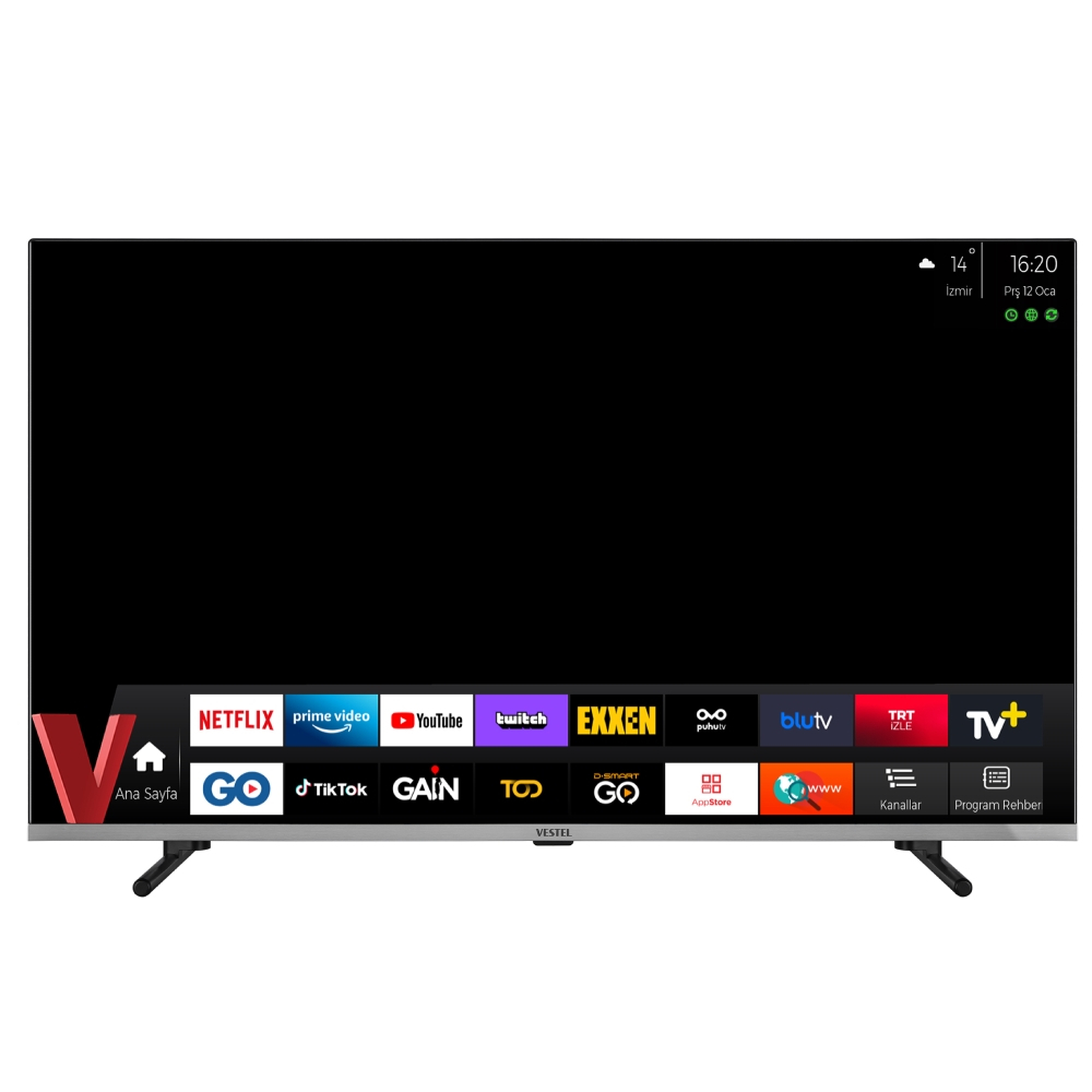 Vestel 65U9730 65″ 164 Ekran 4K Ultra HD Uydu Alıcılı Smart LED TV