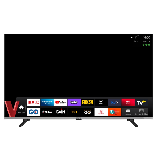 Vestel 65U9730 65″ 164 Ekran 4K Ultra HD Uydu Alıcılı Smart LED TV