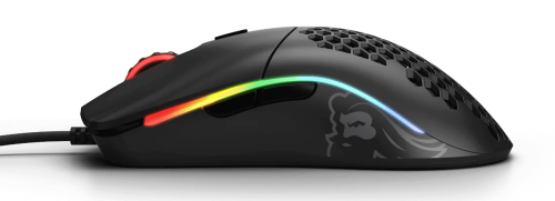Glorious Model O Minus GOM-BLACK 12000 DPI 6 Tuş RGB Optik Mat Siyah Kablolu Gaming (Oyuncu) Mouse