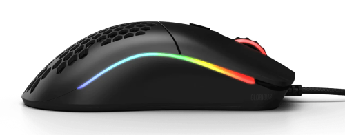 Glorious Model O Minus GOM-BLACK 12000 DPI 6 Tuş RGB Optik Mat Siyah Kablolu Gaming (Oyuncu) Mouse