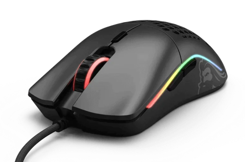 Glorious Model O Minus GOM-BLACK 12000 DPI 6 Tuş RGB Optik Mat Siyah Kablolu Gaming (Oyuncu) Mouse