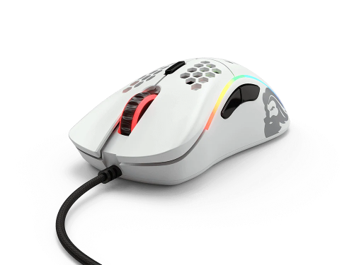 Glorious Model D-GLO-MS-DM-MW Minus Kablolu Mat Beyaz Oyuncu Mouse