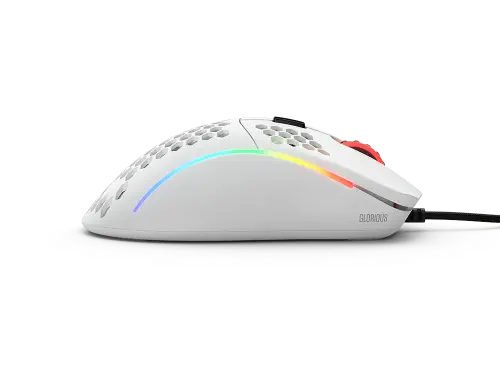 Glorious Model D-GLO-MS-DM-MW Minus Kablolu Mat Beyaz Oyuncu Mouse