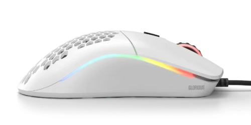 Glorious Model O Minus 12000 DPI 6 Tuş RGB Optik Mat Beyaz Kablolu Gaming (Oyuncu) Mouse