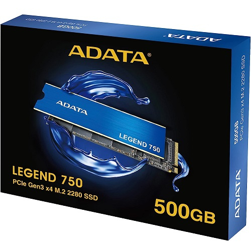 Adata Legend ALEG-750-500GCS 500GB 3400/2400MB/s PCIe Gen3 x4 NVMe M.2 SSD Disk