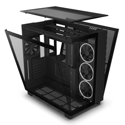 NZXT H Series H9 Elite Edition CM-H91EB-01 Temperli Cam Siyah Mid Tower Gaming (Oyuncu) Kasa